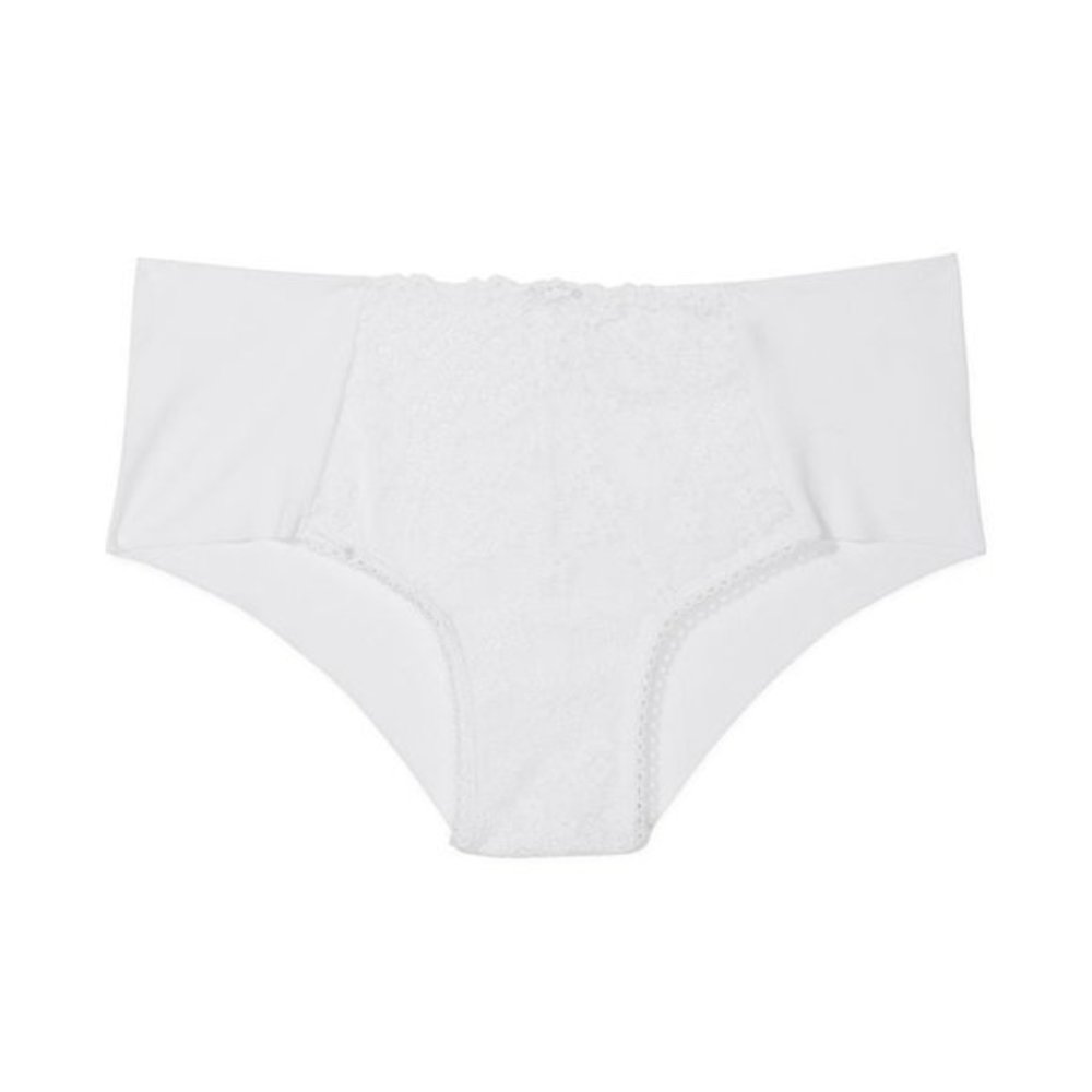 Victoria's Secret Sexy Illusions No-Show Lace Cheeky Panty White - Picture 9 of 9